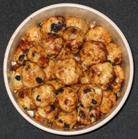 Challah Monkey Bread Pre-Baking