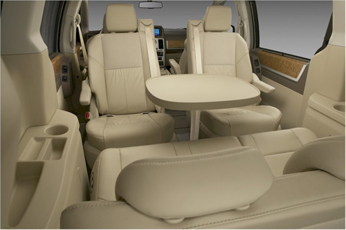 Chrysler town minivan seating #2