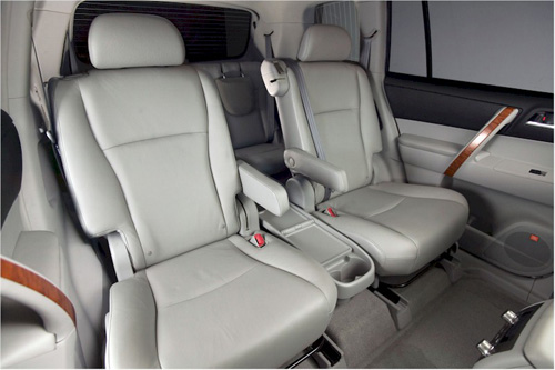 Toyota highlander removable seats