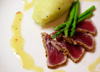 Sesame Tuna with Lime Mash