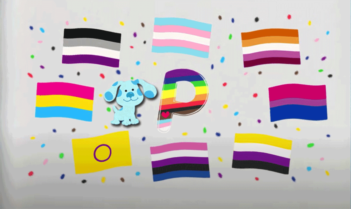 Blue S Clues Says P Is Full Of Pride With An Array Of Lgbtq Flags In New Video Mombian