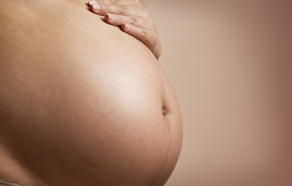 Pregnant belly