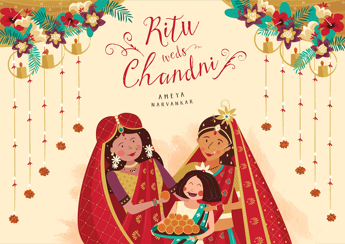 A Hindu Wedding for Two Brides in New Picture Book - Mombian